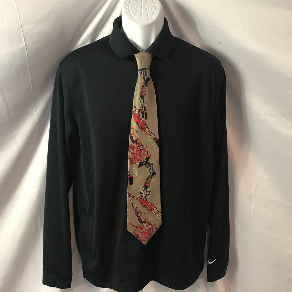 Jordan Signature Athletic Sport Cut Necktie